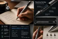 Ses Kaydı Alabilen Yapay Zekâ Destekli Akıllı Kalem Flowtica Scribe Tanıtıldı
