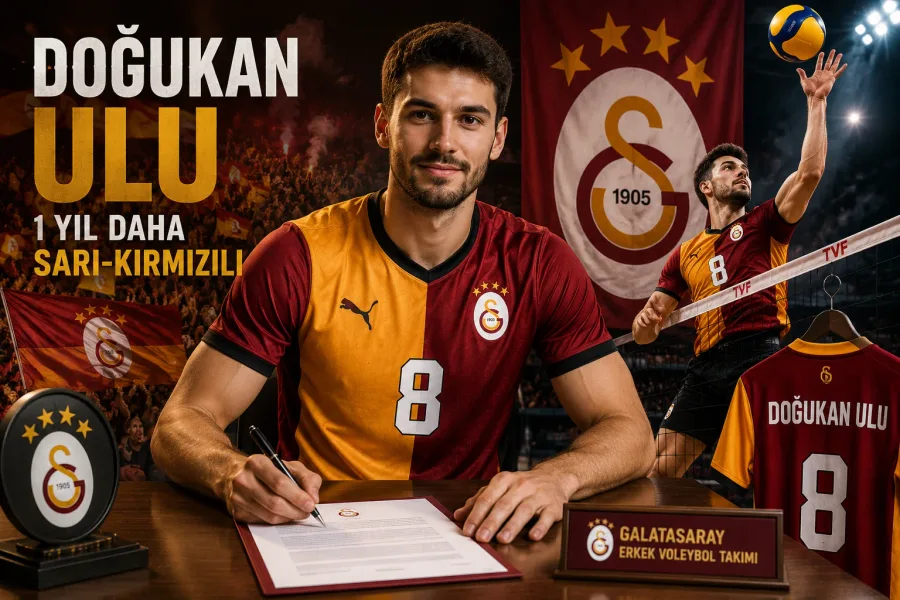 Galatasaray secures Turkish middle blocker Dogukan Ulu with one-year contract extension
