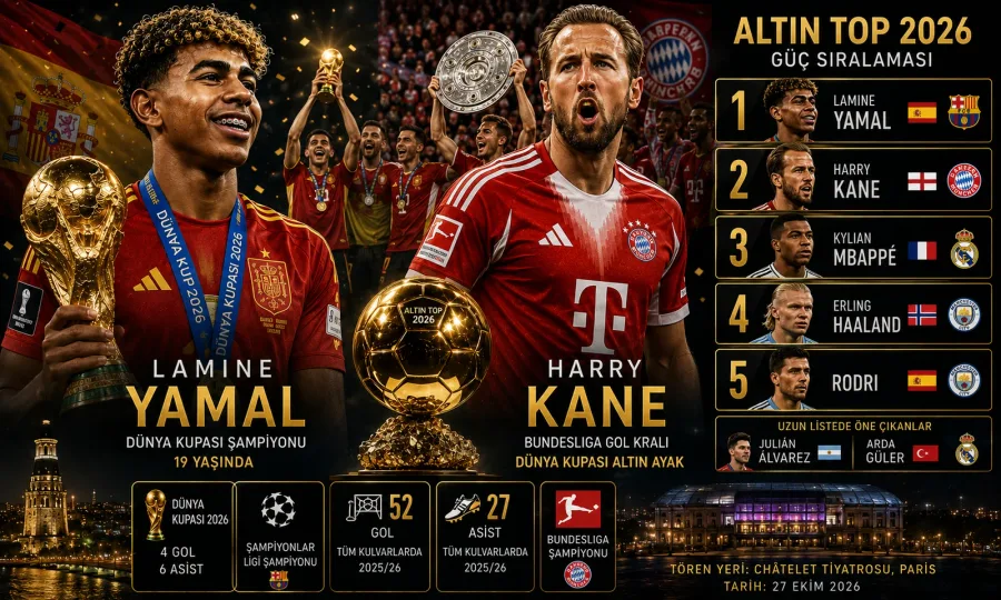 Yamal'ın Dünya Kupası Zaferi, Ballon d'Or Tacını Kane'in Elinden Alabilir mi?