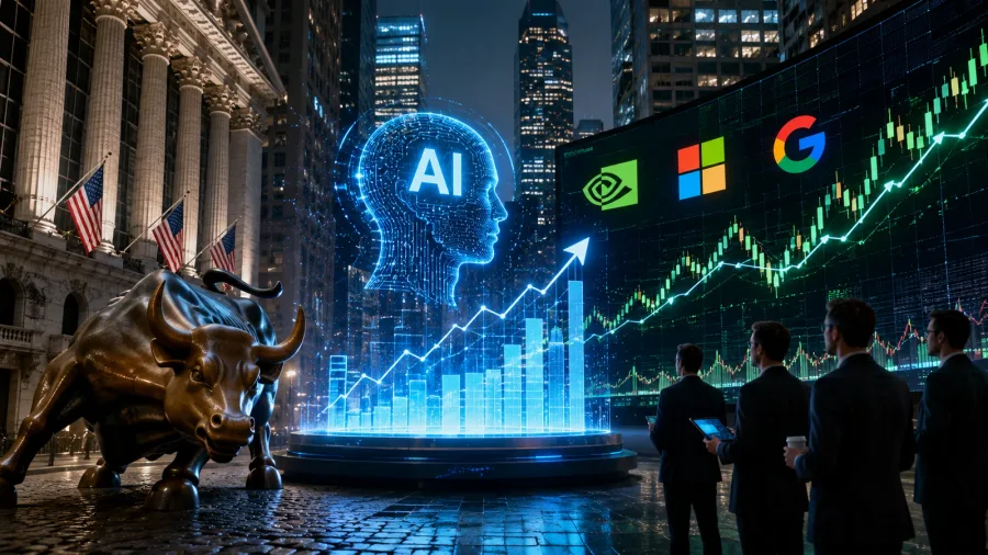 Ai boom drives stock market and economy, blurring old adage