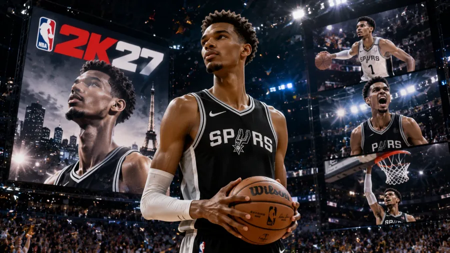 NBA 2K27'de Victor Wembanyama kapak yıldızı: İlk Fransız oyuncu tarih yazıyor