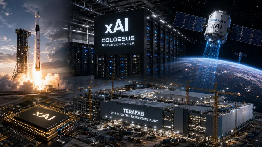SpaceX'in Gizli Yapay Zeka Kolu: xAI, Colossus Süper Bilgisayarı ve 55 Milyar Dolarlık Çip Fabrikası