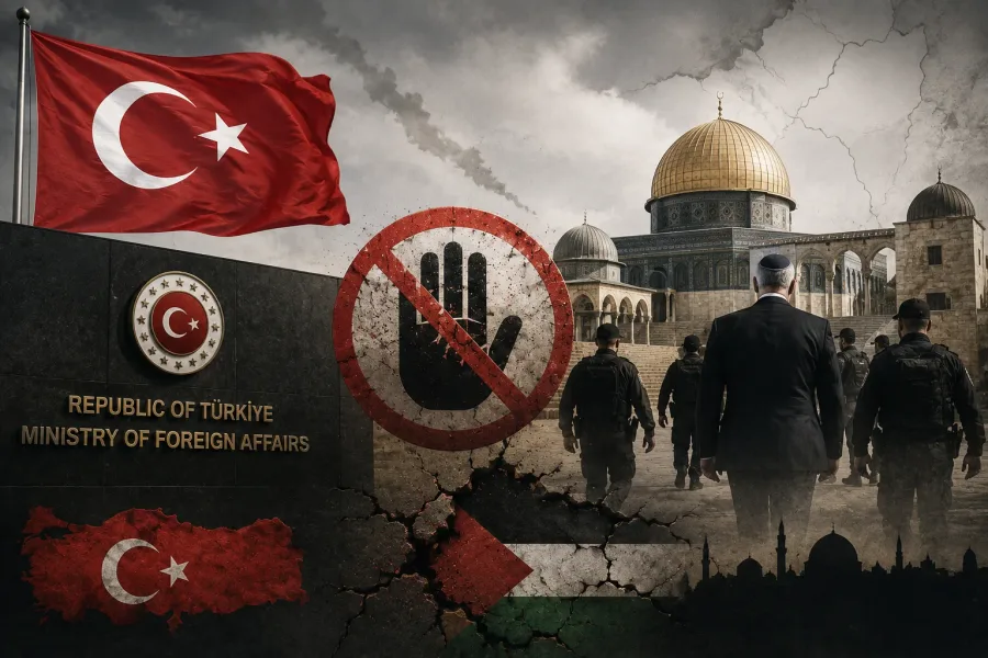 Türkiye'den İsrail'e sert tepki: Mescid-i Aksa'ya baskın kınandı