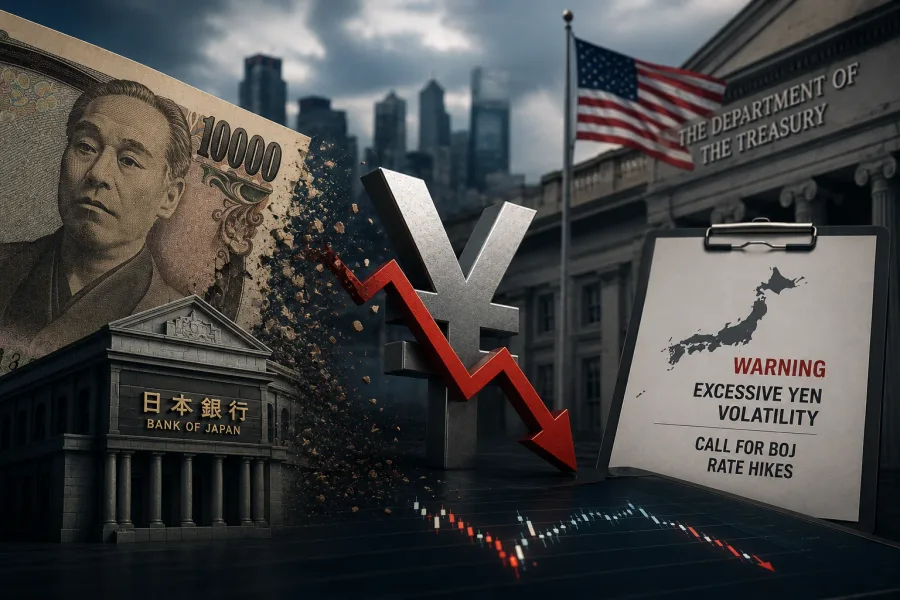 US warns Japan on yen volatility, pushes for BOJ rate hikes