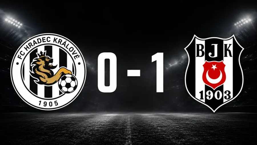 Besiktas win with ten men in Czechia: Hradec Kralove 0-1 Besiktas