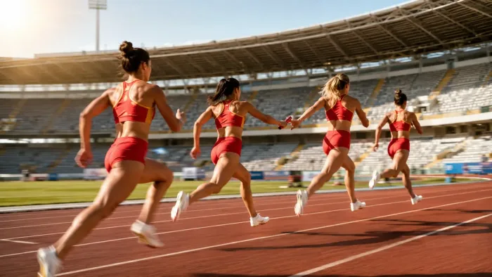 Galatasaray Women's 4x100 Relay Team Matches Turkish Record