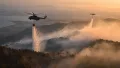 Yunanistan’da yangınla mücadele eden iki helikopter çarpıştı