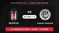 Beşiktaş-Hradec Kralove rövanşı: Saat, kanal ve tur ihtimalleri