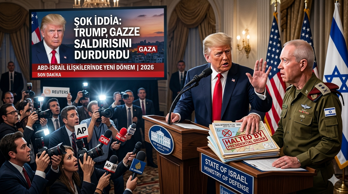 İsrail Basınından Şok İddia: Trump, Gazze Saldırısını Durdurdu