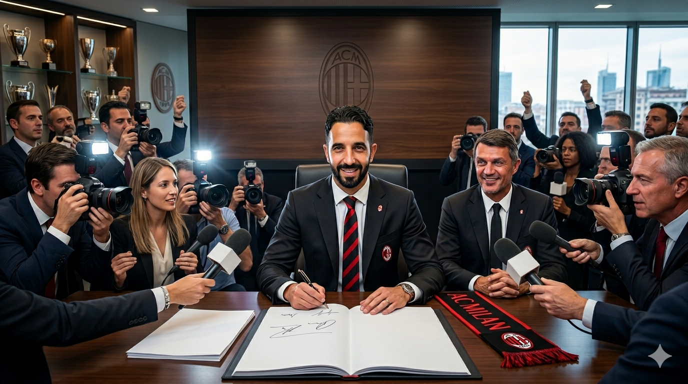 Ruben Amorim Takes Over as AC Milan's New Head Coach, Inks Deal Until 2028 with 2029 Extension Option