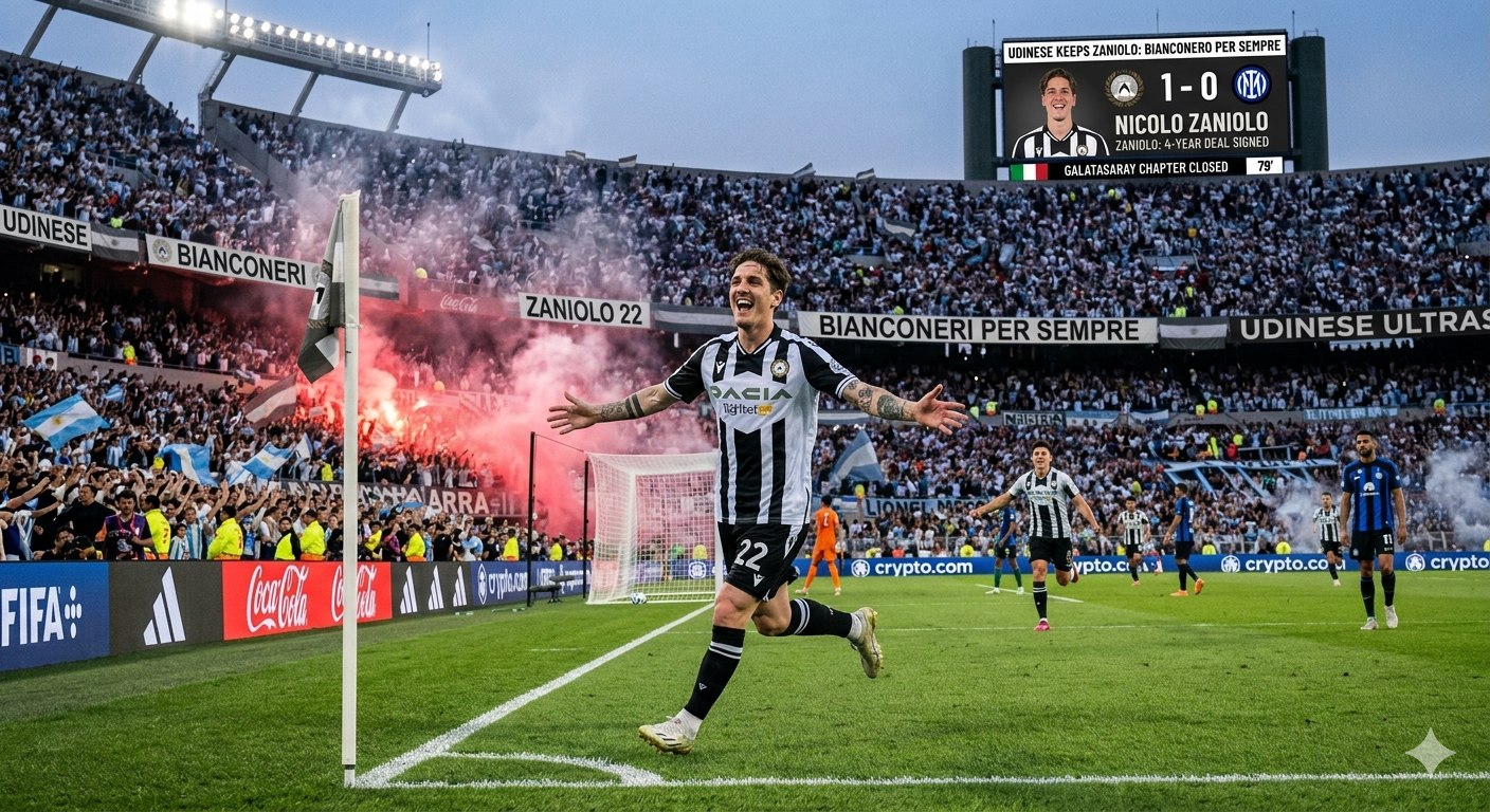 Zaniolo'nun Udinese Kararı: 4 Yıllık İmza, Galatasaray Defteri Tamamen Kapandı