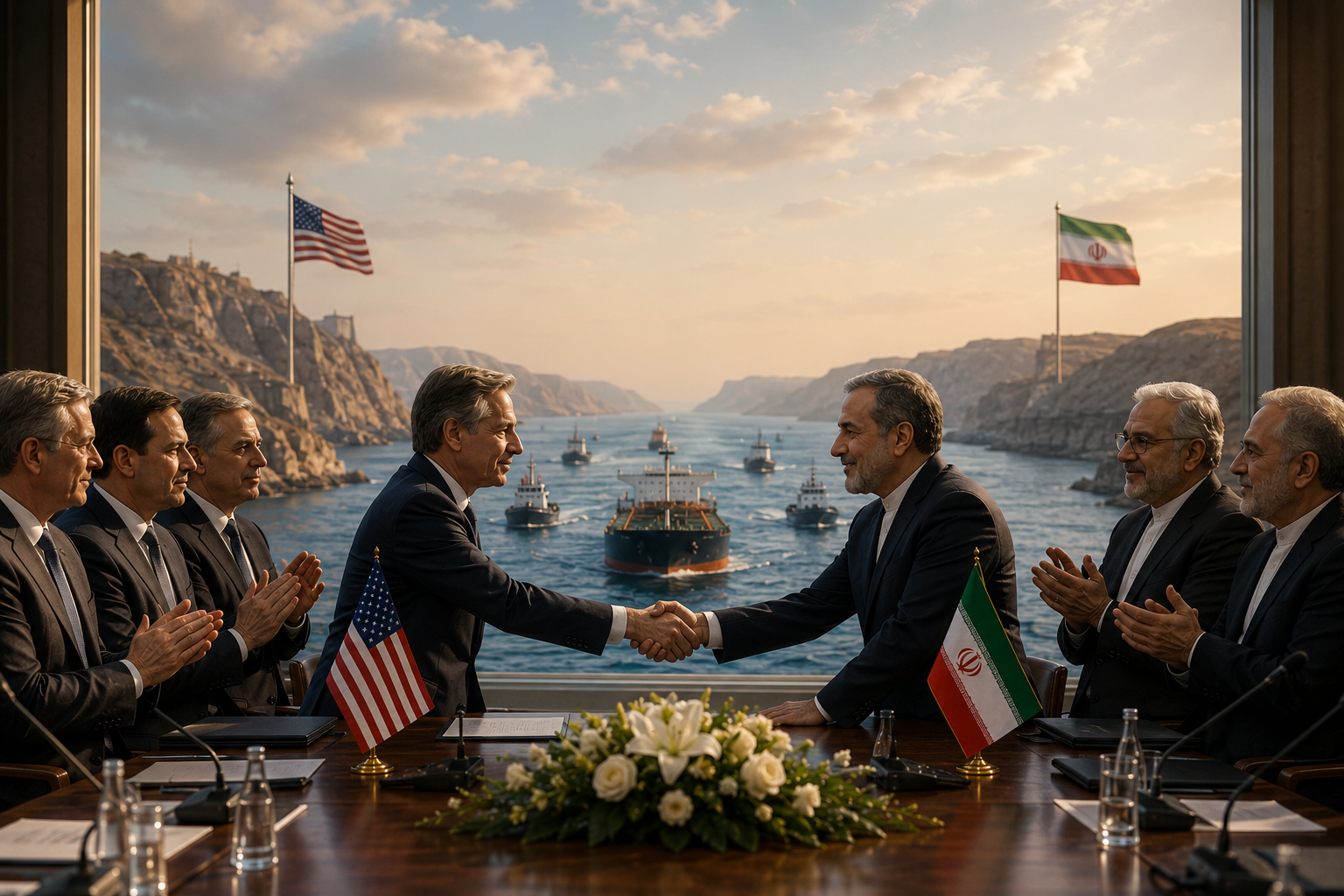 U.S., Iran Strike Initial Deal to End War and Reopen Strait of Hormuz