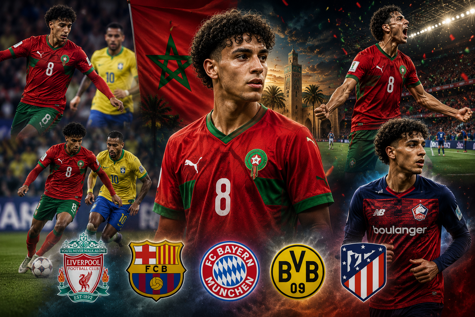 Ayyoub Bouaddi: Morocco's Clutch Midfielder Ready for Europe