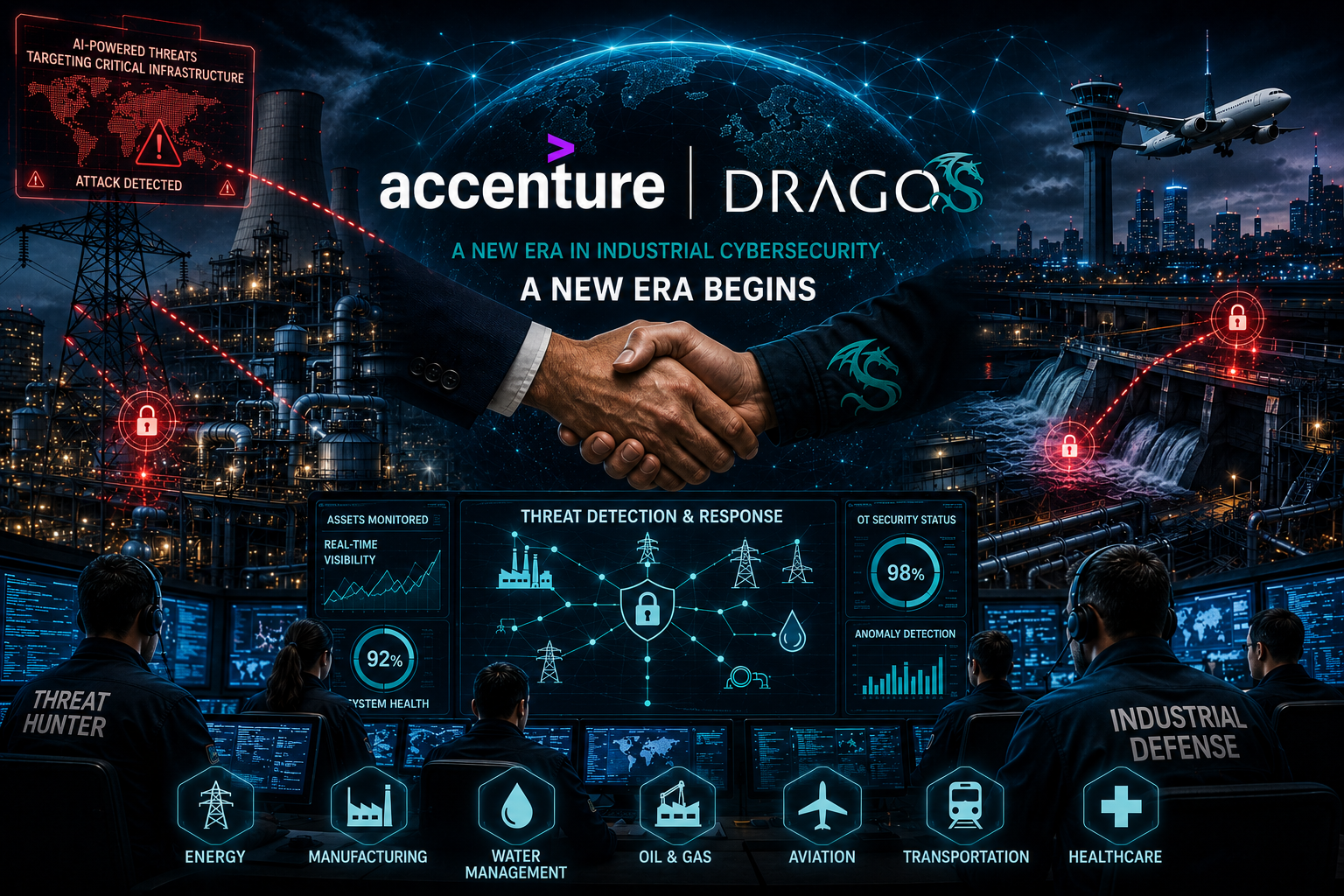 Accenture Bets Big on Dragos to Fortify Critical Infrastructure Against AI-Fueled Cyberattacks