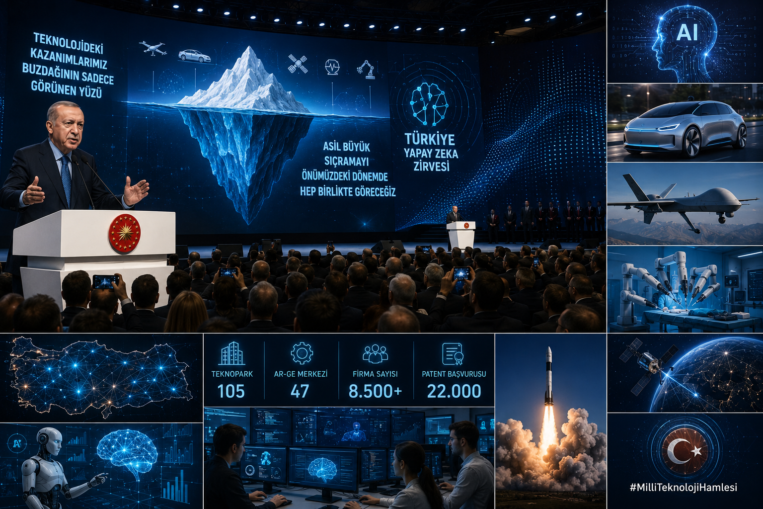 President Erdoğan: Our Technological Gains Are Just the Tip of the Iceberg