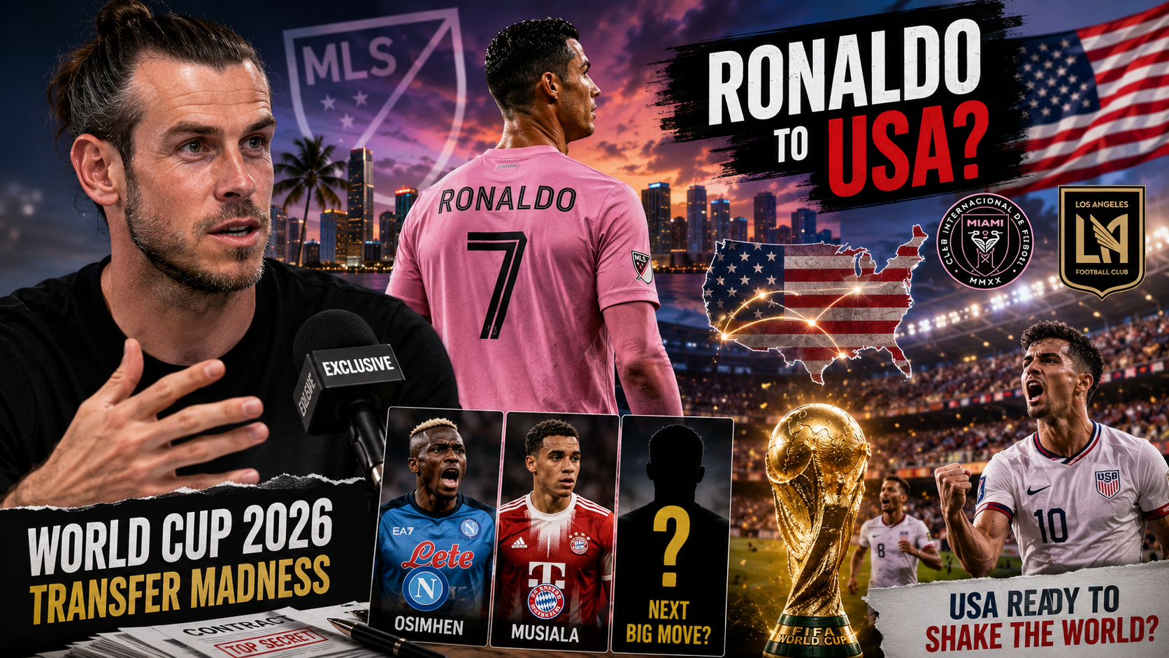 Bale: Ronaldo’s US Soccer Ambition and the 2026 Transfers Redefining the Game