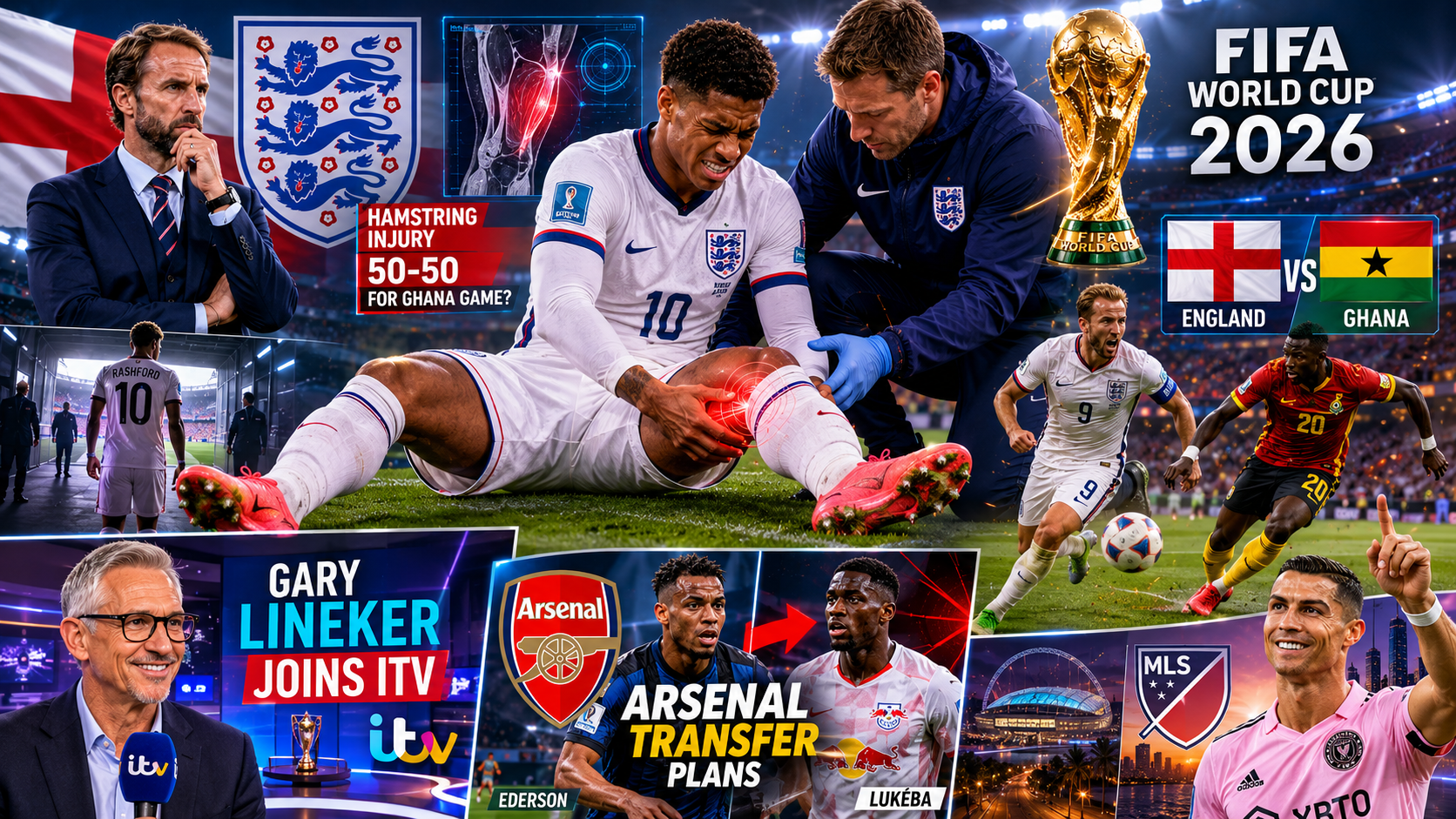 Rashford Injury Scare: England's World Cup Hopes Dented as Ghana Showdown Looms