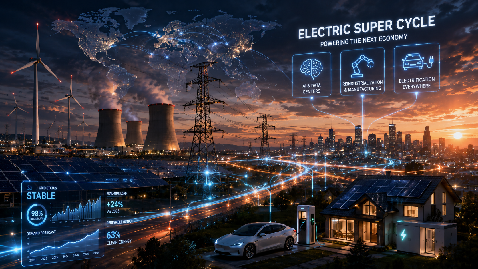 Enter the Electric Supercycle: The Tech Fueling the Next Wave of Power Demand