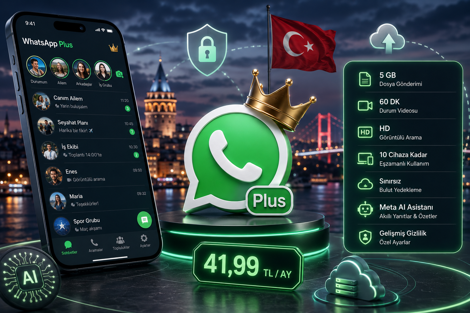WhatsApp Plus Launches in Turkey: What Does the 41.99 TL Subscription Offer?