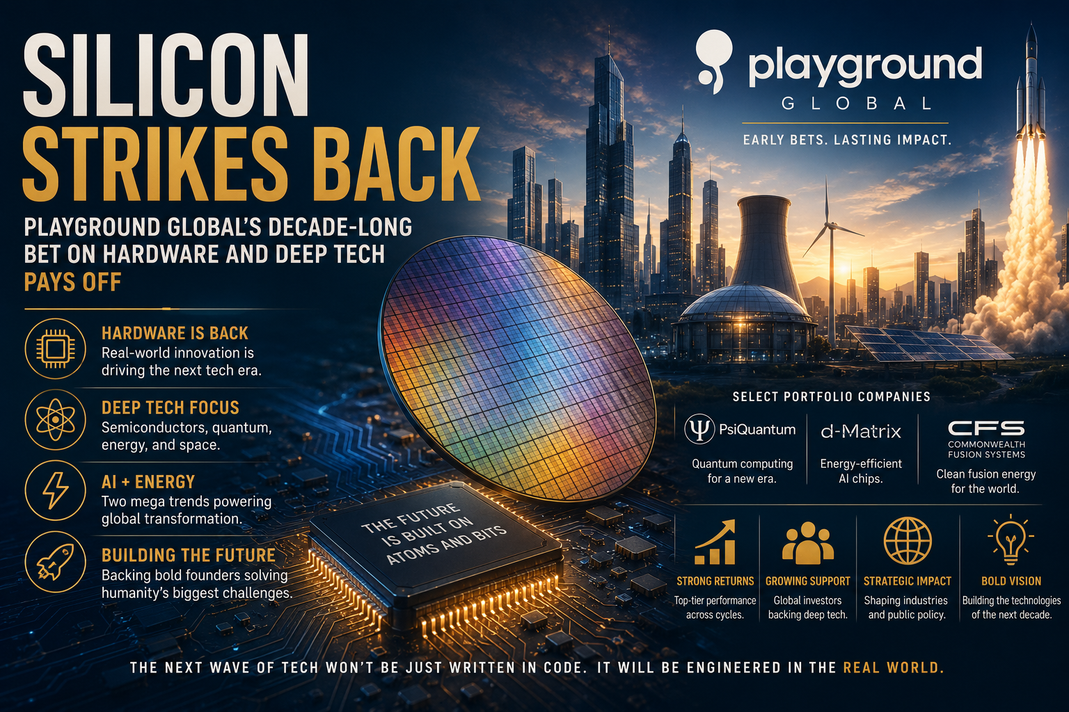 Silicon Is Back: Playground Global’s Decade-Long Bet on Hardware, Energy and Deep Tech Looks Prescient