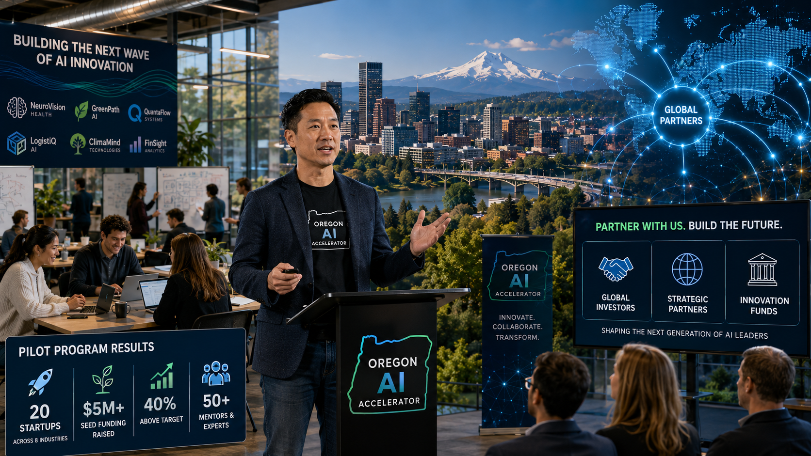 After a Stellar Pilot, Oregon’s AI Accelerator Hunts for Global Funding Partners in 2026