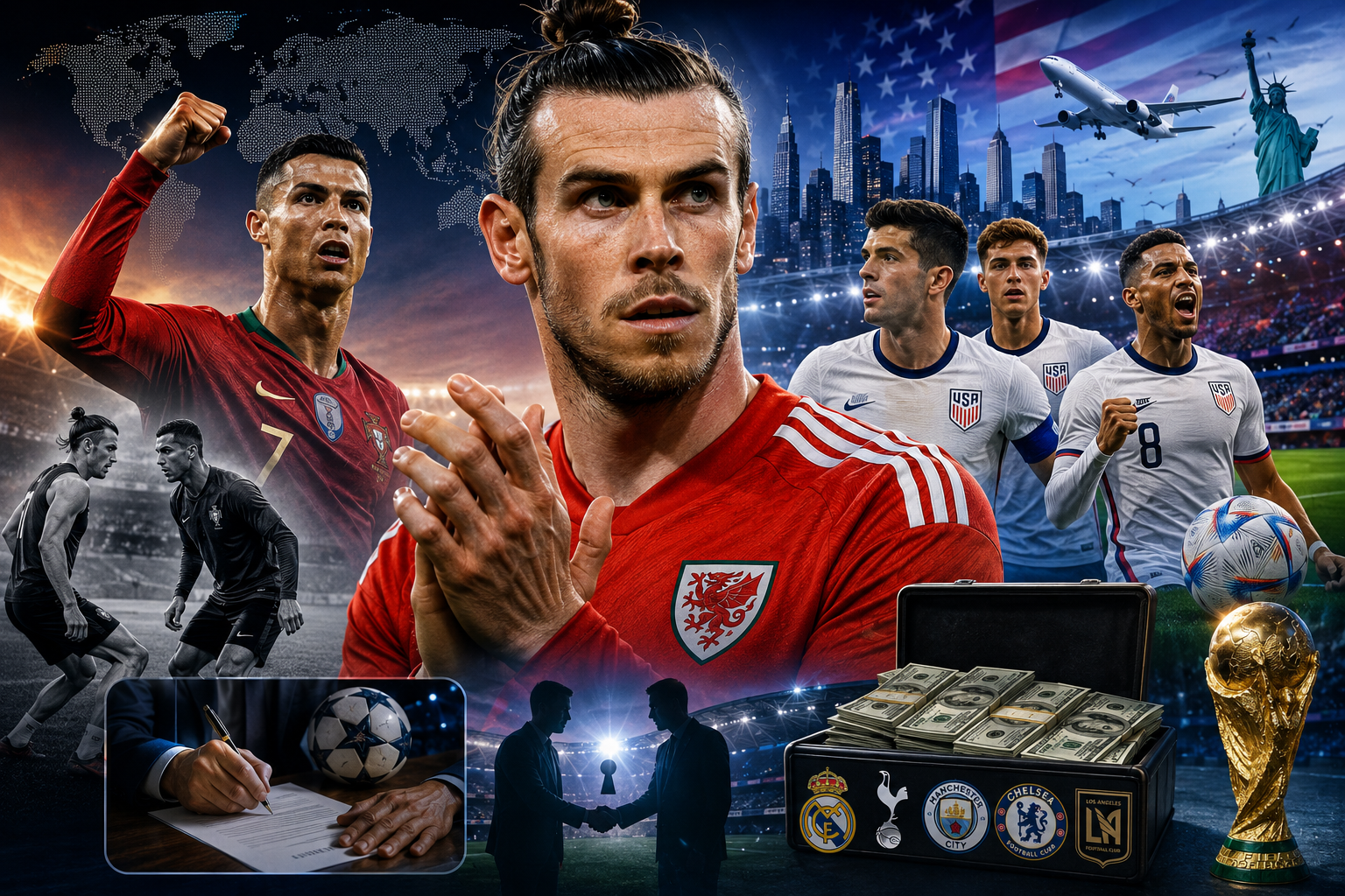 Bale'den Ronaldo, ABD Futbolu ve 2026 Dünya Kupası Transfer Bombaları